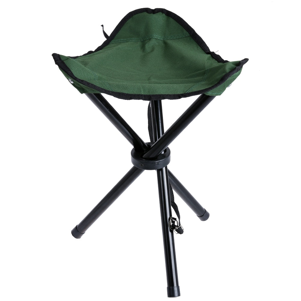 Lightweight Folding Stool Outdoor Furniture Camping Tourist Seat Chair Portable Aluminum Alloy Folding Stool with Storage Bag